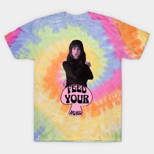 Feed Your Head (Black and Pink) T-Shirt